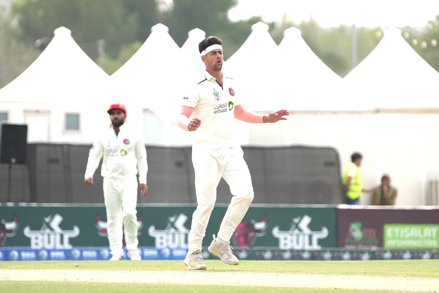 Naveed Zadran picked three timely wickets
