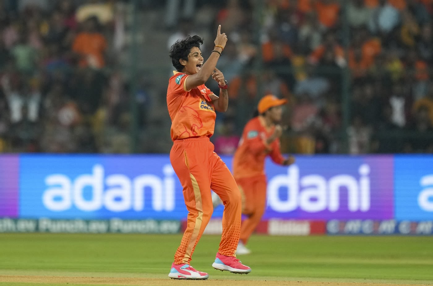 Meghna Singh struck in each of her overs