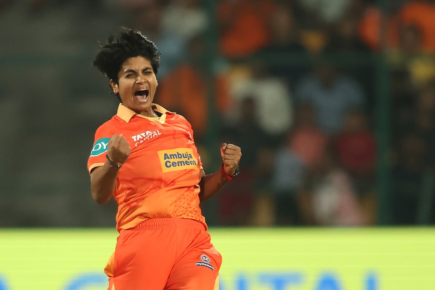 Meghna Singh is the first Indian fast bowler with a WPL four-for