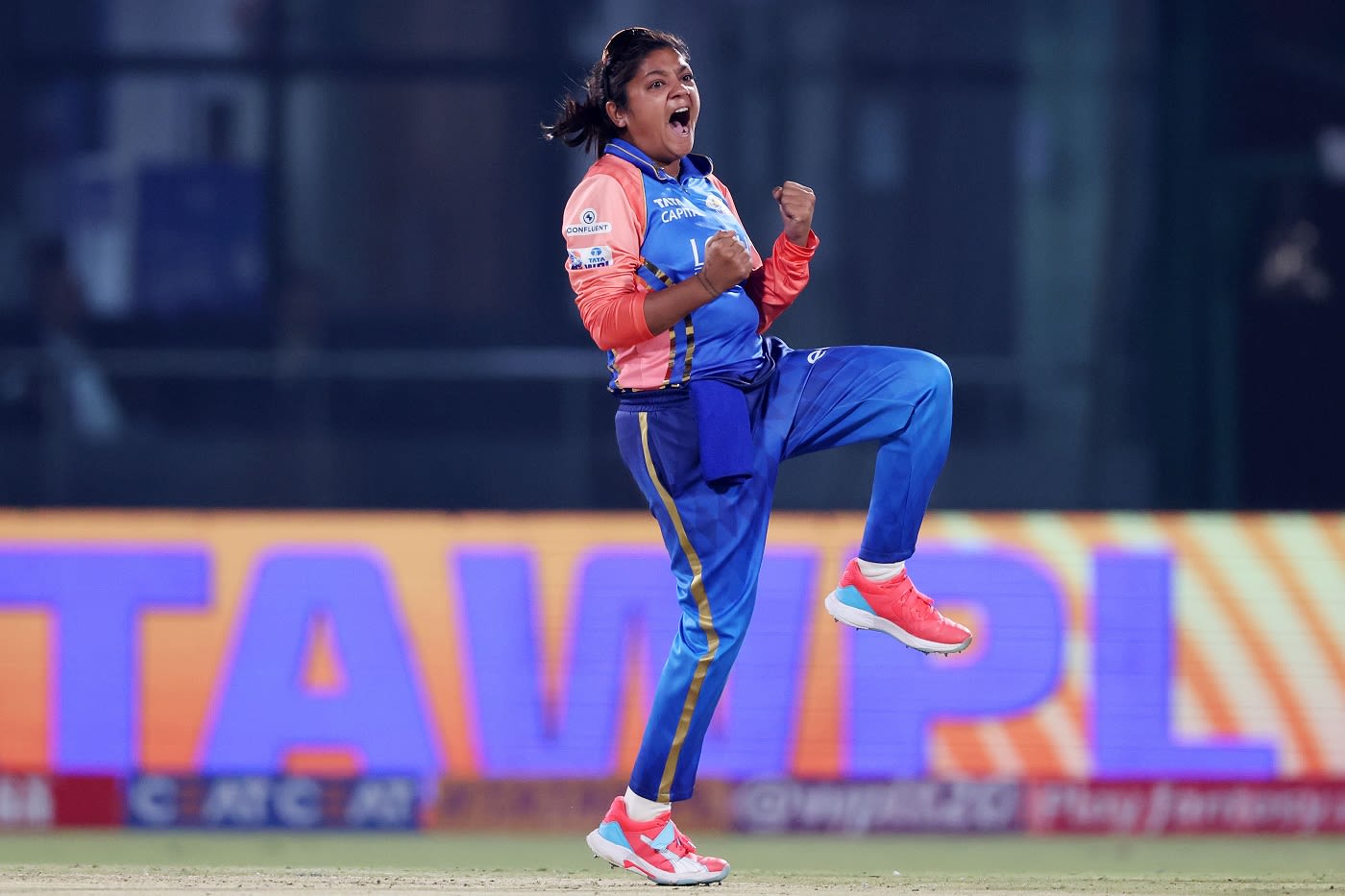 Saika Ishaque is pumped up after sending back Grace Harris