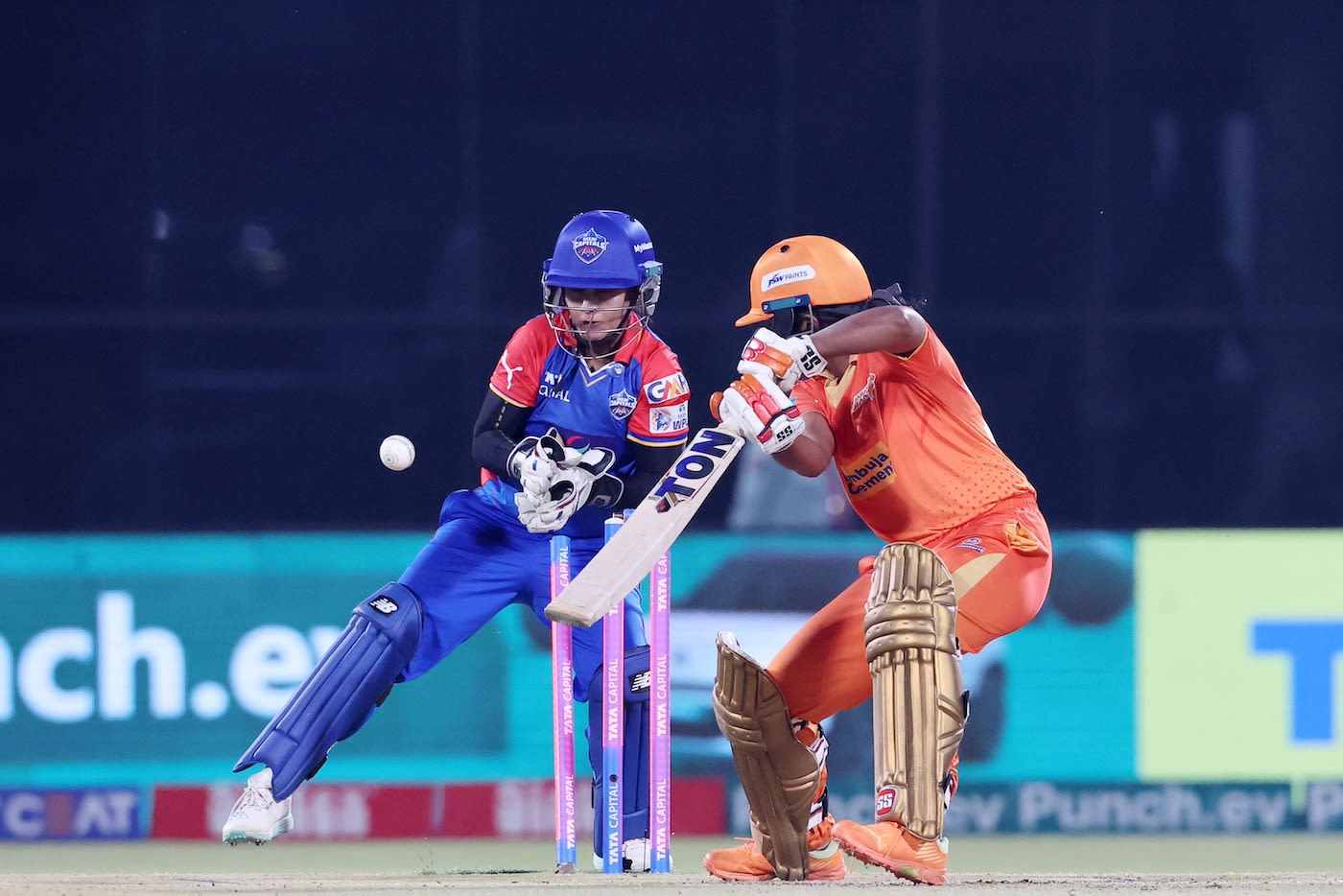 D Hemalatha lost her off stump to Jess Jonassen