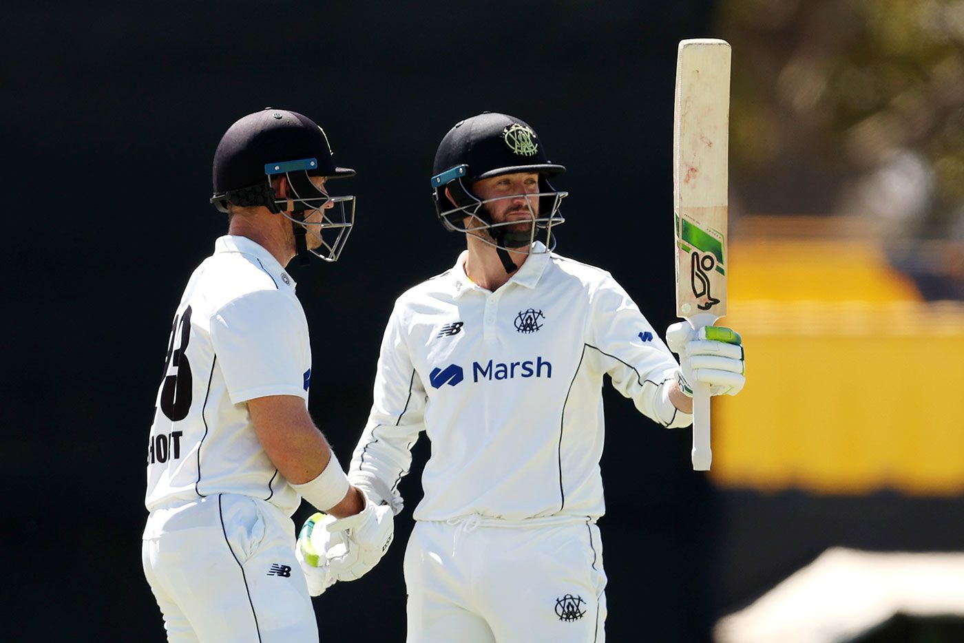 Sam Whiteman went to fifty has part of a healthy opening stand