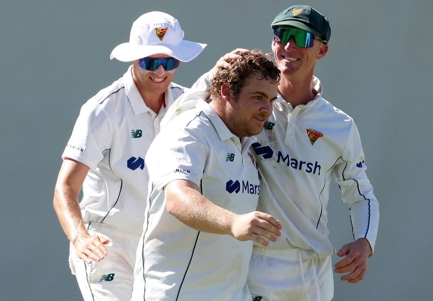 Jarrod Freeman produced a beautiful delivery on the stroke of tea