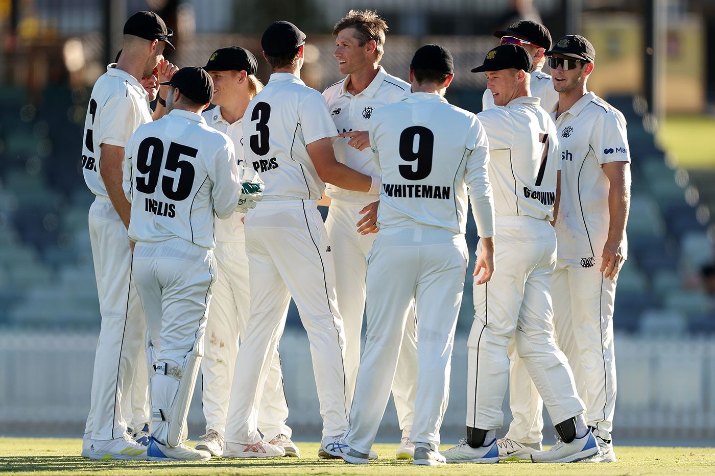 Cameron Gannon was in the wickets again late in the day