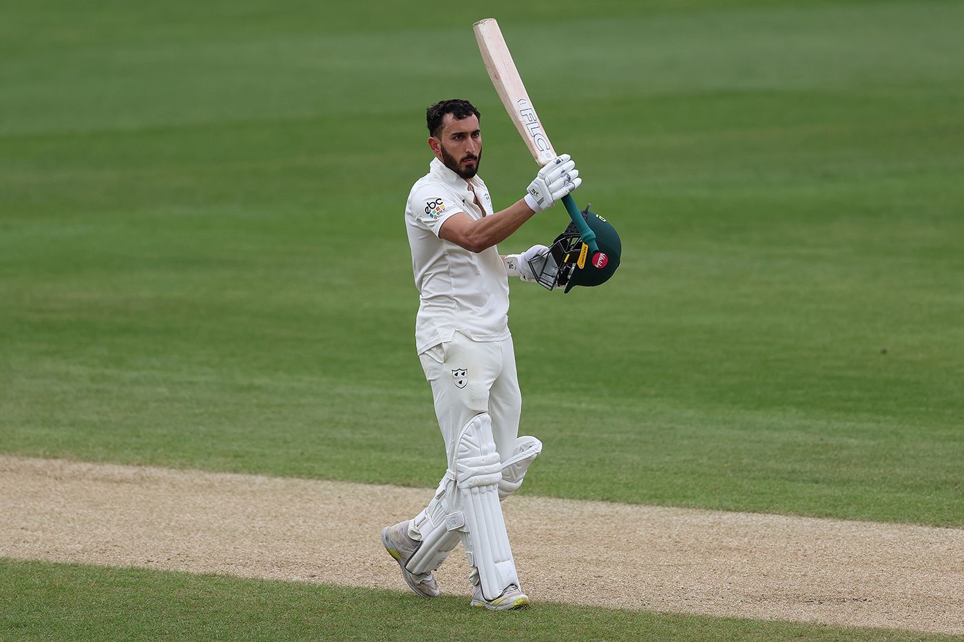 Kashif Ali scored his second century of the match