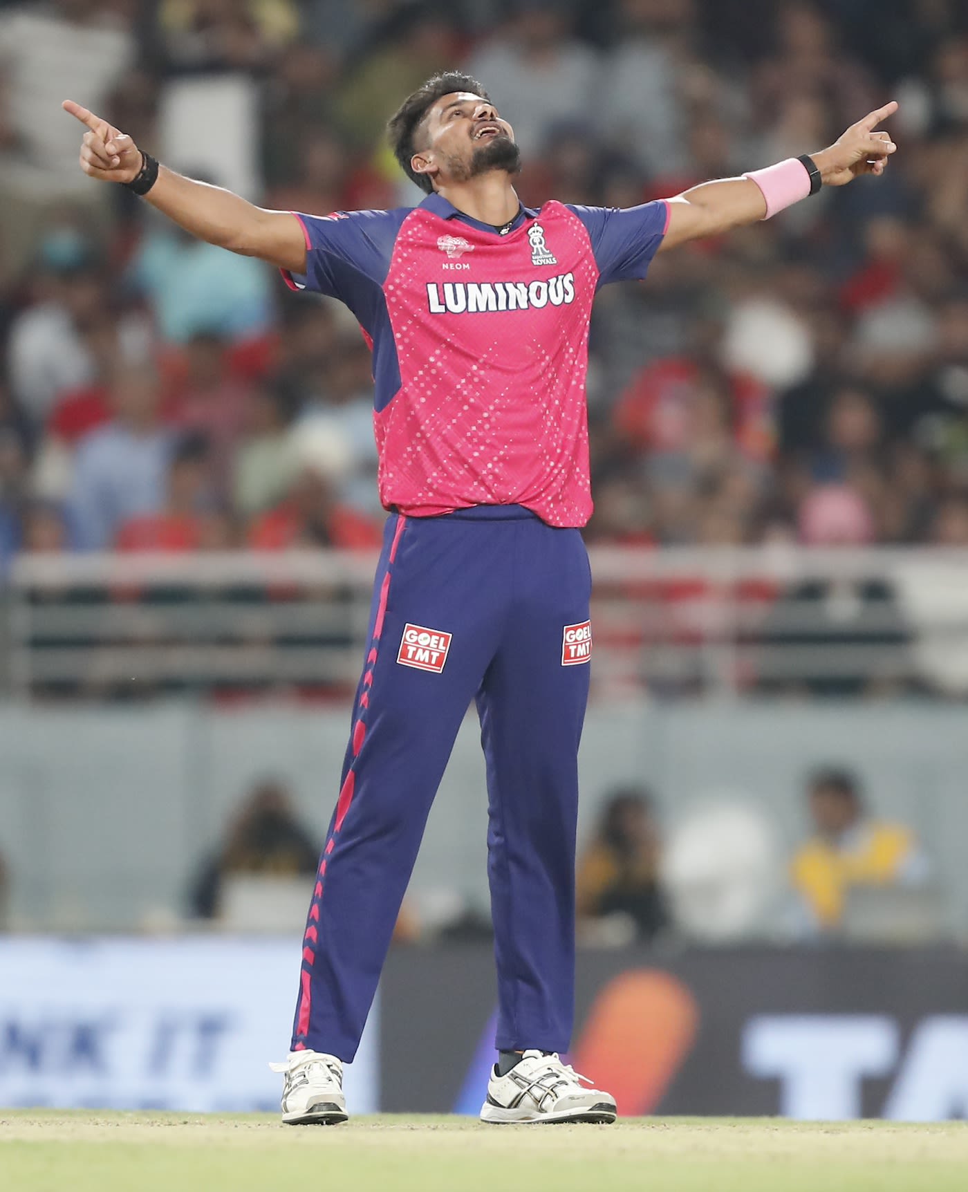 Kuldeep Sen removed Shashank Singh for Royals' fifth wicket