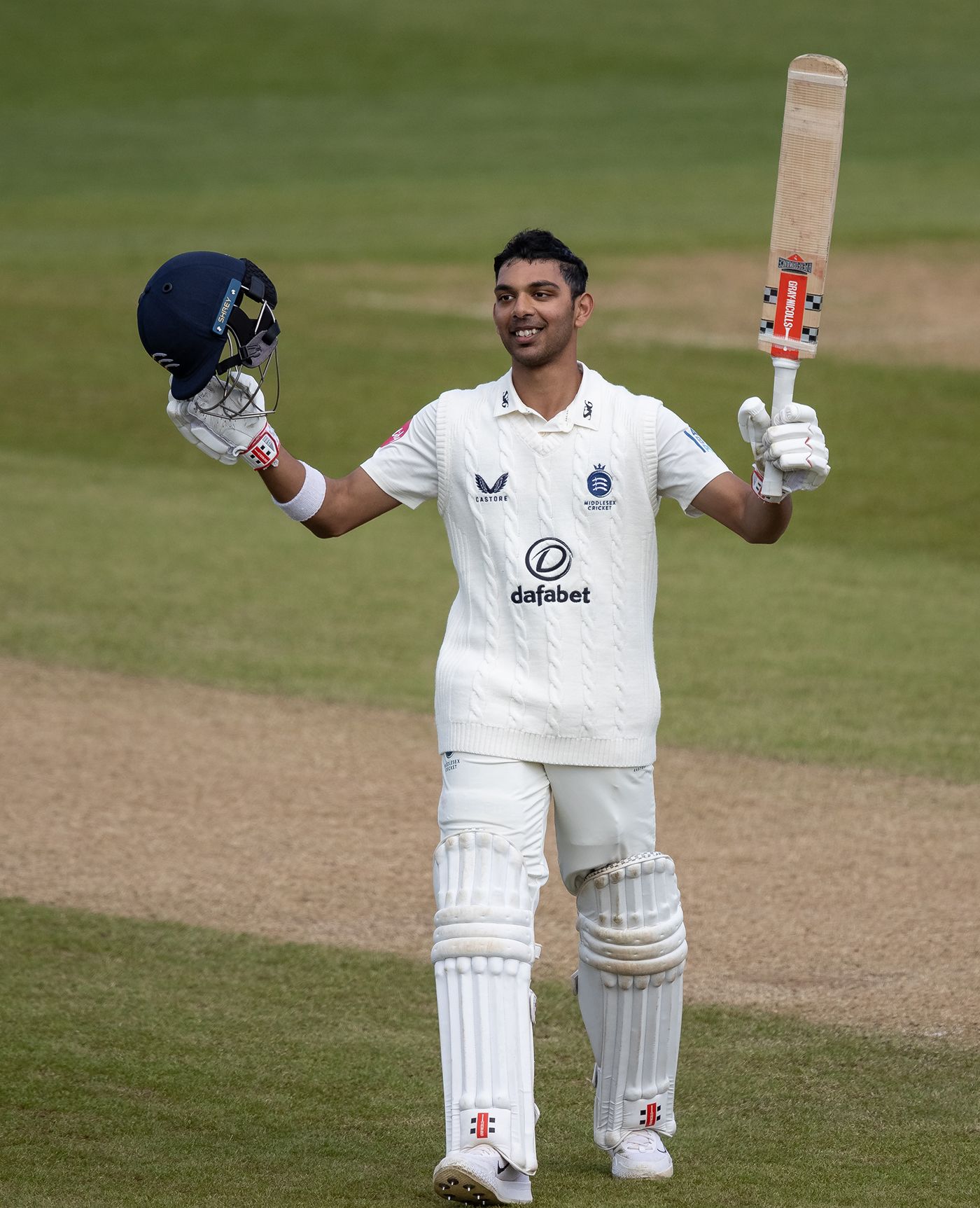 Nathan Fernandes scored a century on first-class debut