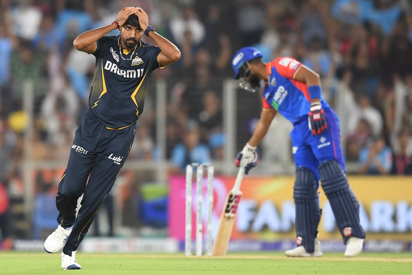 Sandeep Warrier has his hands on his head