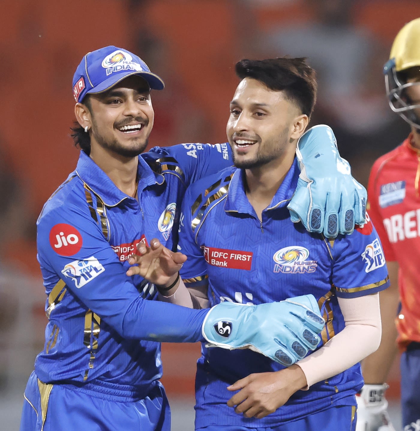 Akash Madhwal chipped in with the wicket of Jitesh Sharma