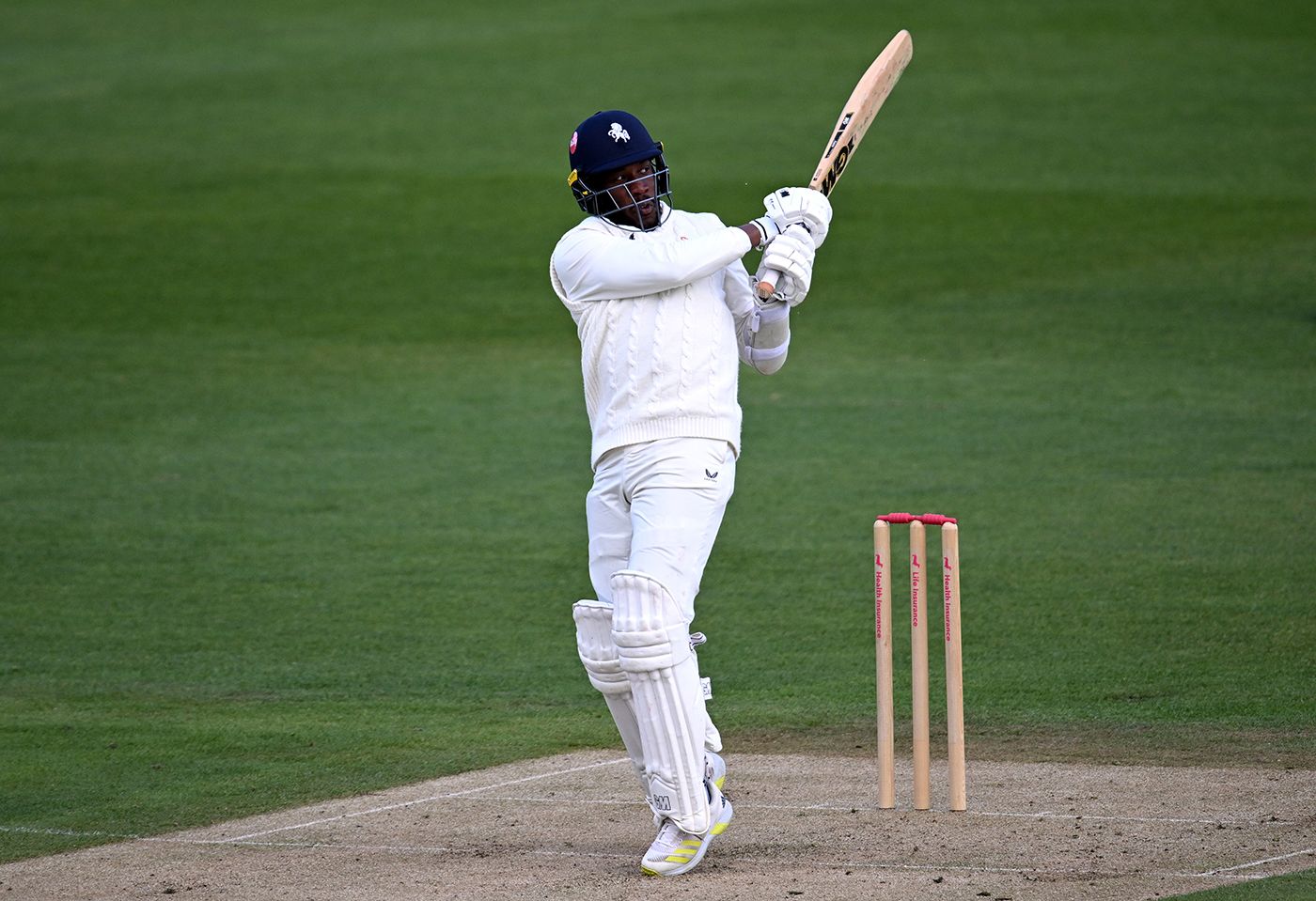 Daniel Bell-Drummond on his way to an elegant 70