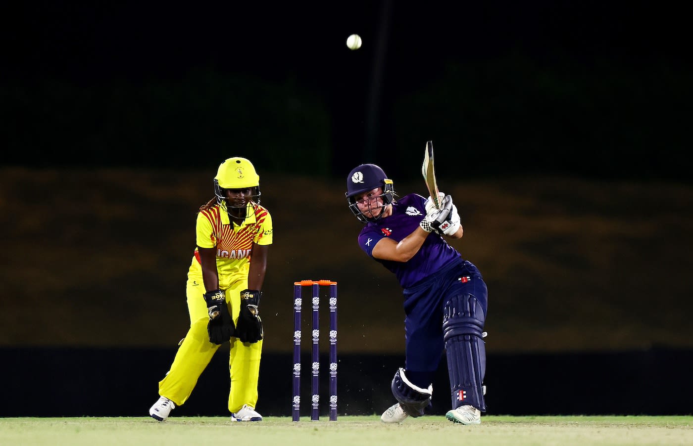 Ailsa Lister's unbeaten knock gave Scotland a strong score