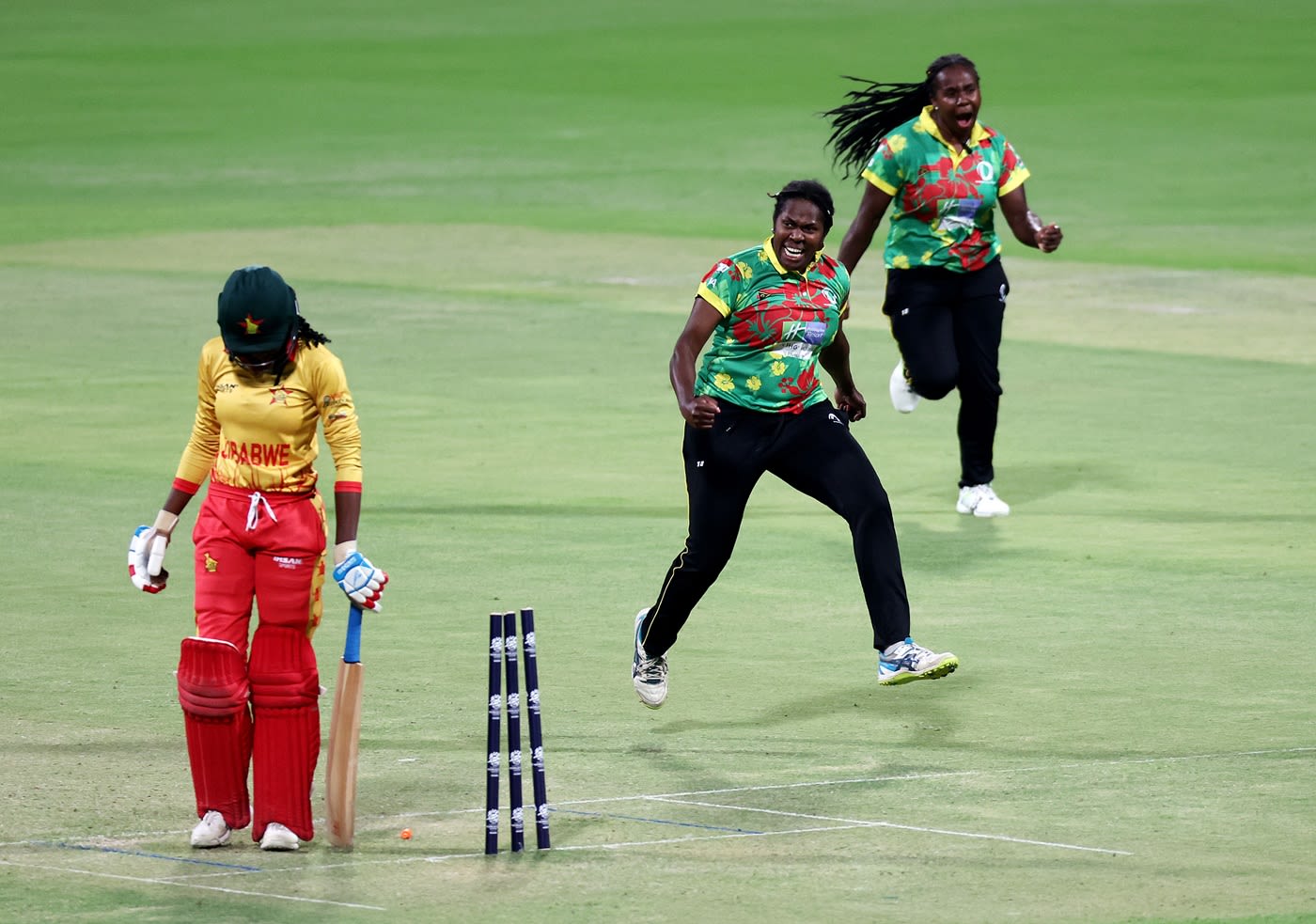 Rachel Andrew is picked up 2 for 10 for Vanuatu