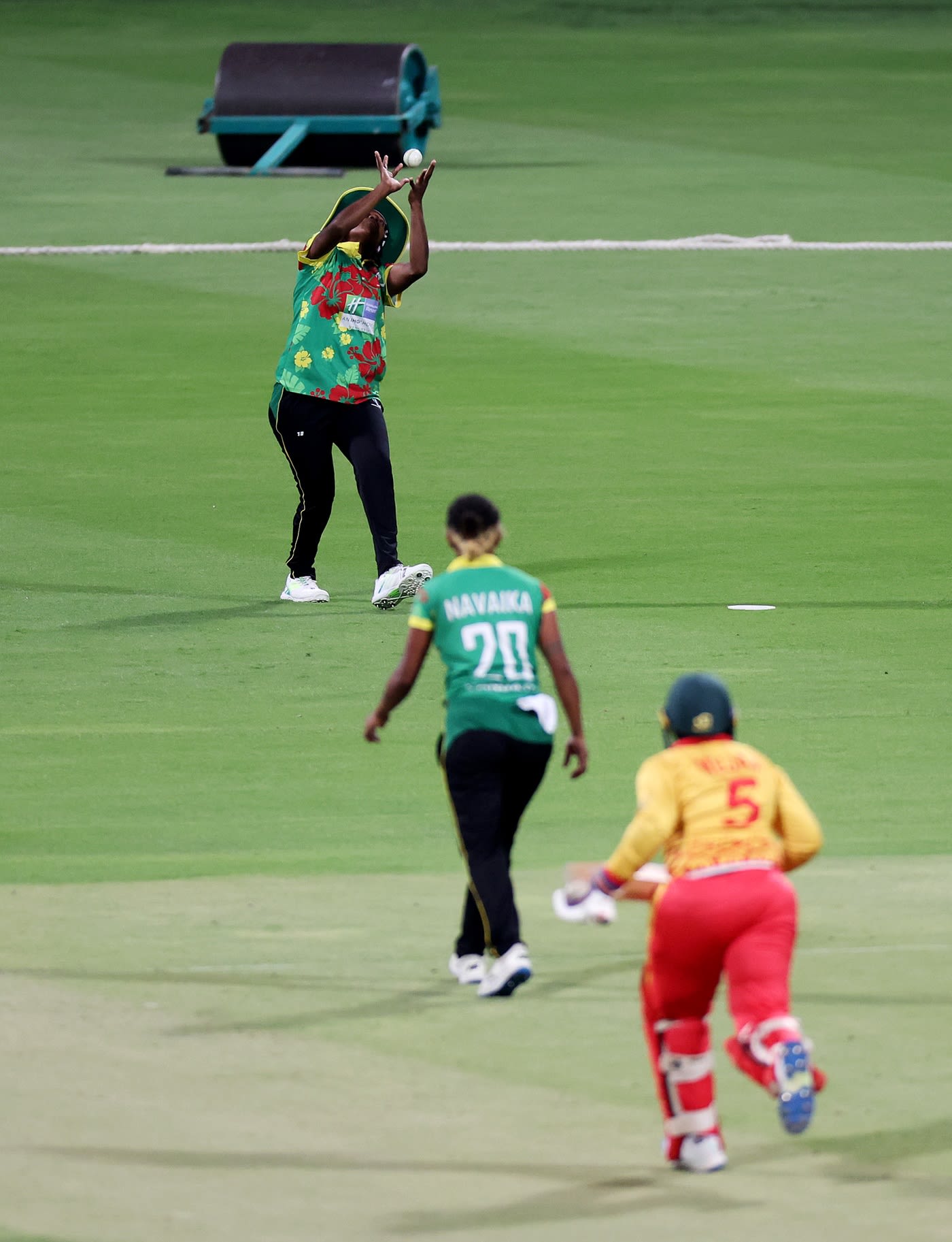 Valenta Langiatu takes a catch