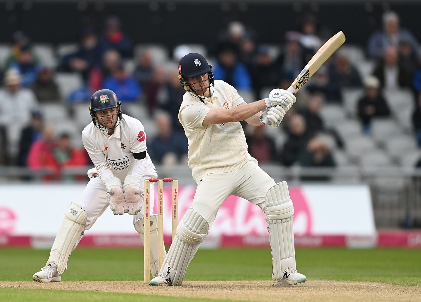 Joey Evison helped keep Lancashire at bay
