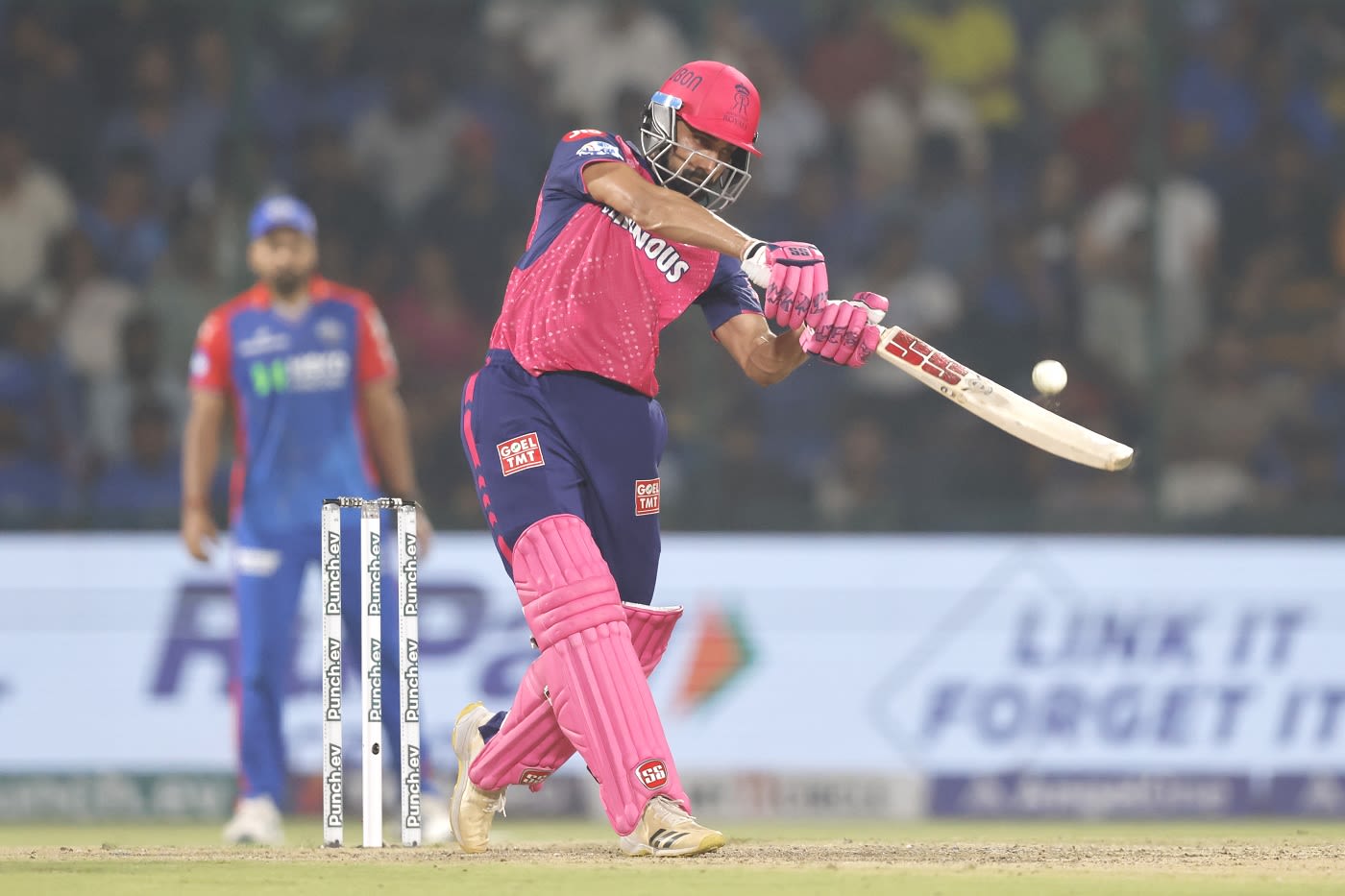 Shubham Dubey cracked 25 off 12 balls before falling to Khaleel Ahmed