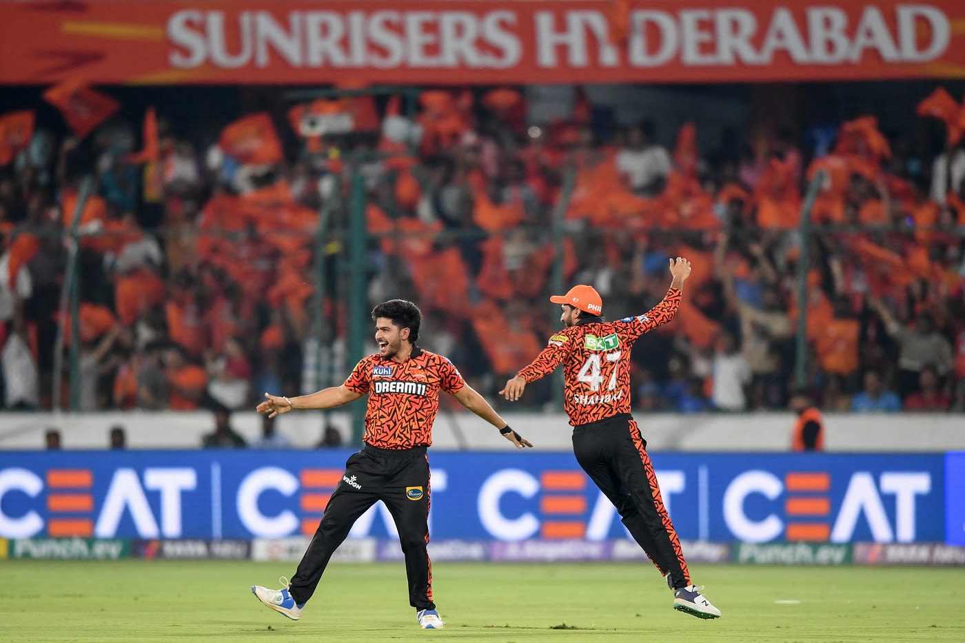 Sanvir Singh took a great catch to get rid of Marcus Stoinis