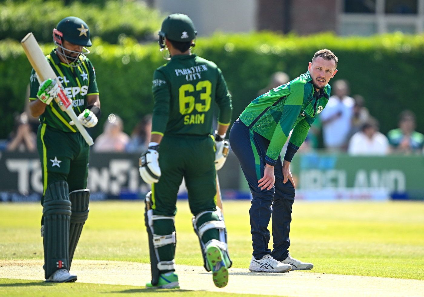 Saim Ayub and Babar Azam added 85 off 57 for the second wicket