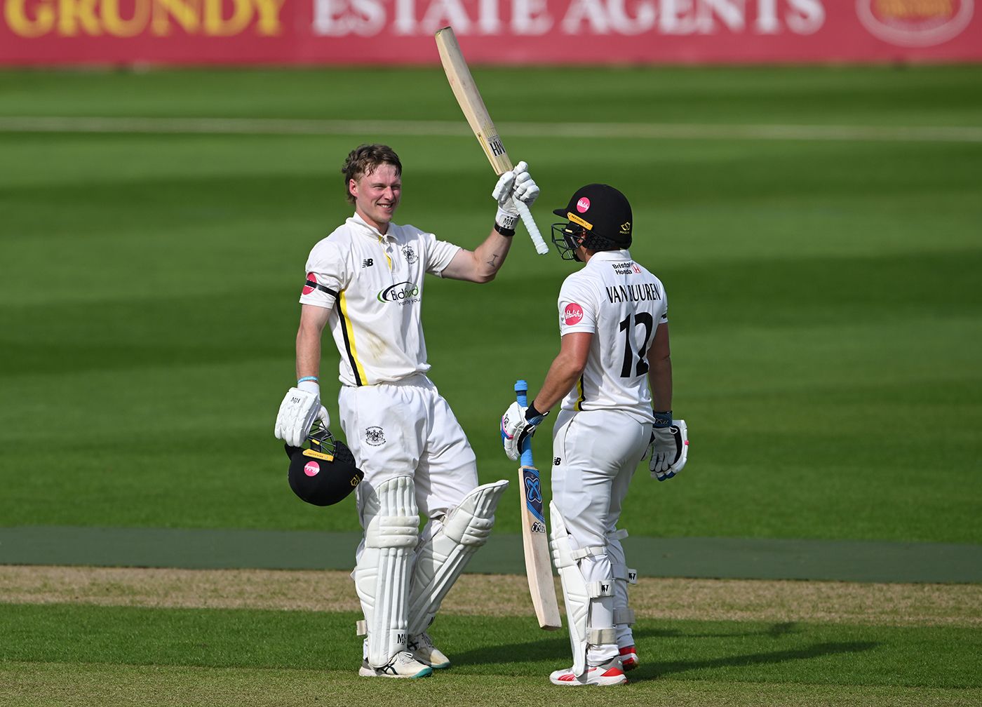 Miles Hammond recorded his fourth first-class hundred