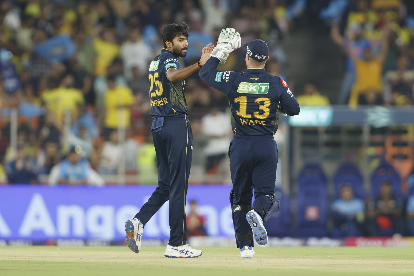 Sandeep Warrier struck in the first ball of his spell on Friday