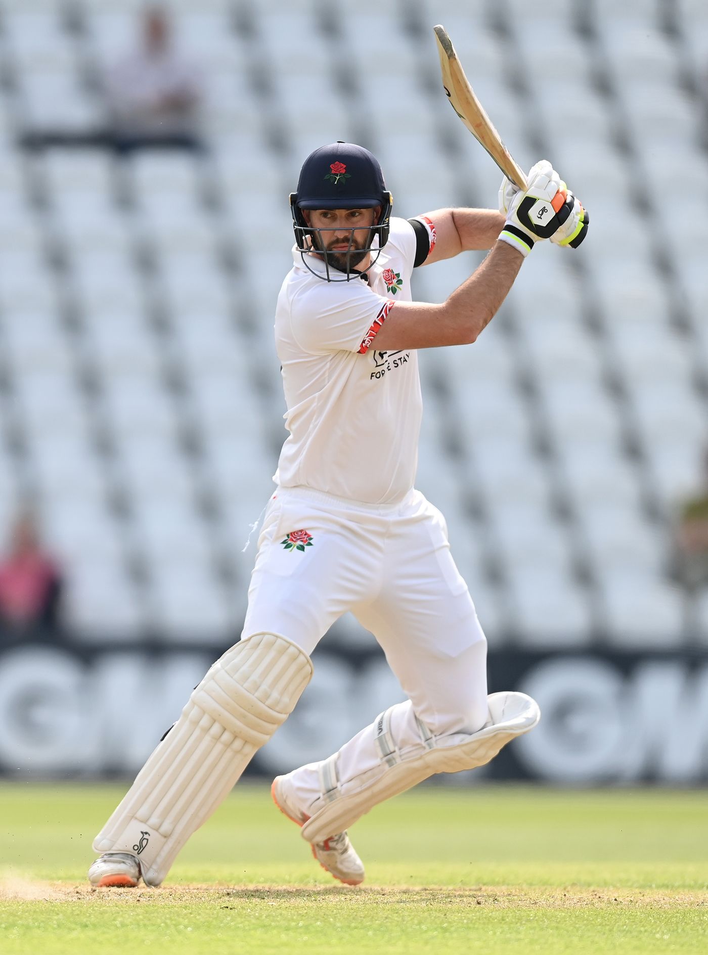 Tom Bruce notched his first half-century in a Lancashire shirt