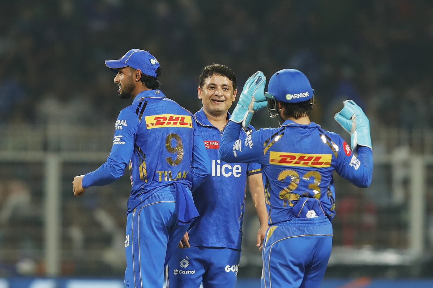 Piyush Chawla dismissed Andre Russell with a fast delivery