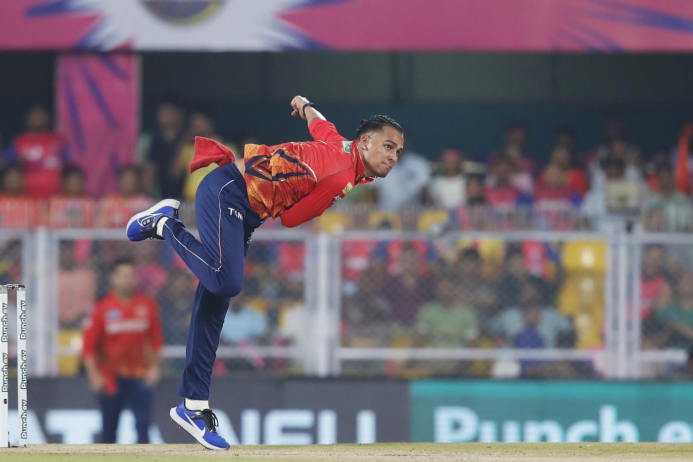 Rahul Chahar took 2 for 26 in four overs
