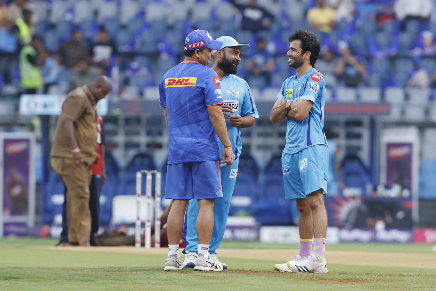 The legspinners' conference - Piyush Chawla, Amit Mishra and Ravi Bishnoi catch up
