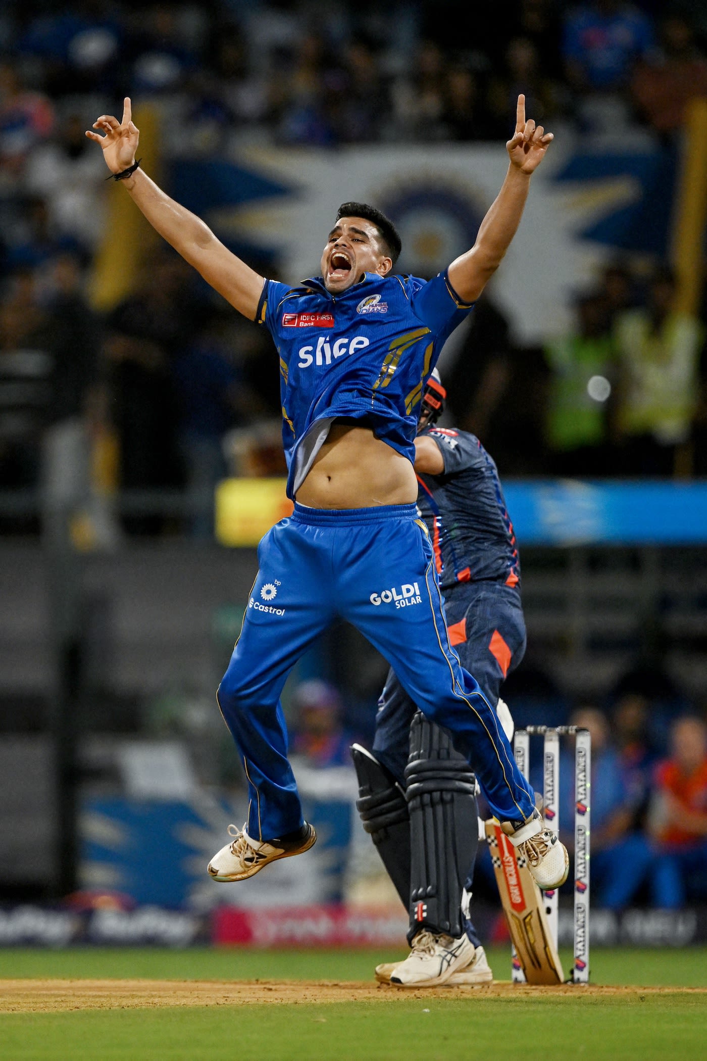 Arjun Tendulkar goes up in appeal