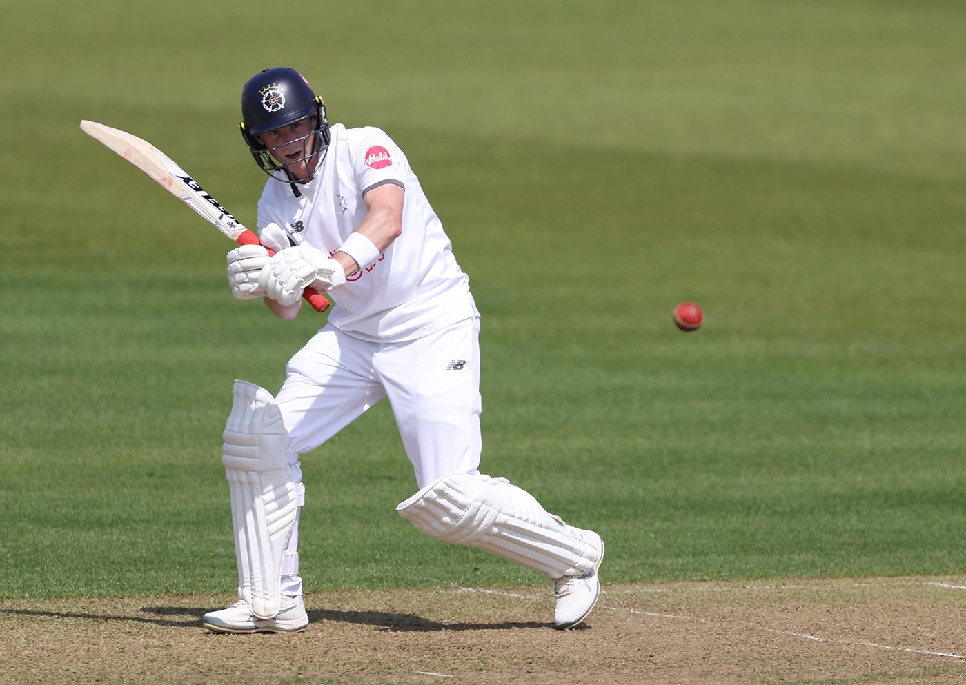 Fletcha Middleton works into the leg side