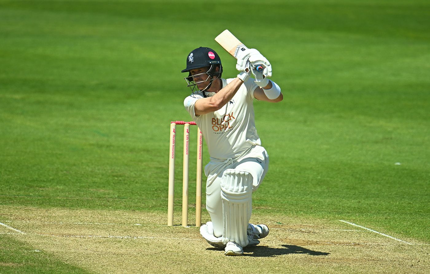 Joe Denly battled his way to a half-century