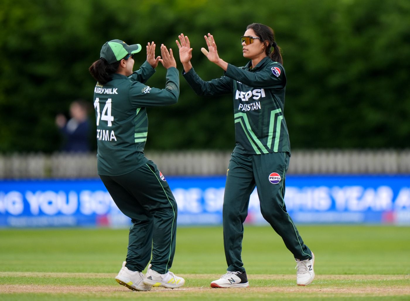Umm-e-Hani trapped Tammy Beaumont lbw for 33