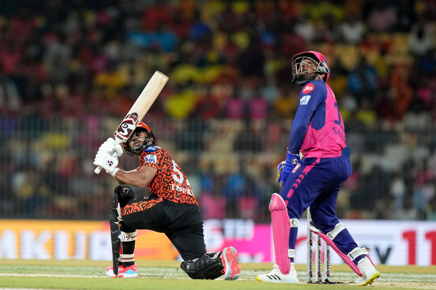 Rahul Tripathi teed off in a cameo of 37 off 15