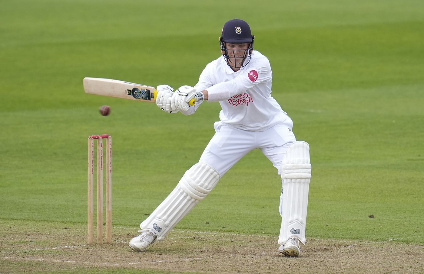 Toby Albert on his way to a century