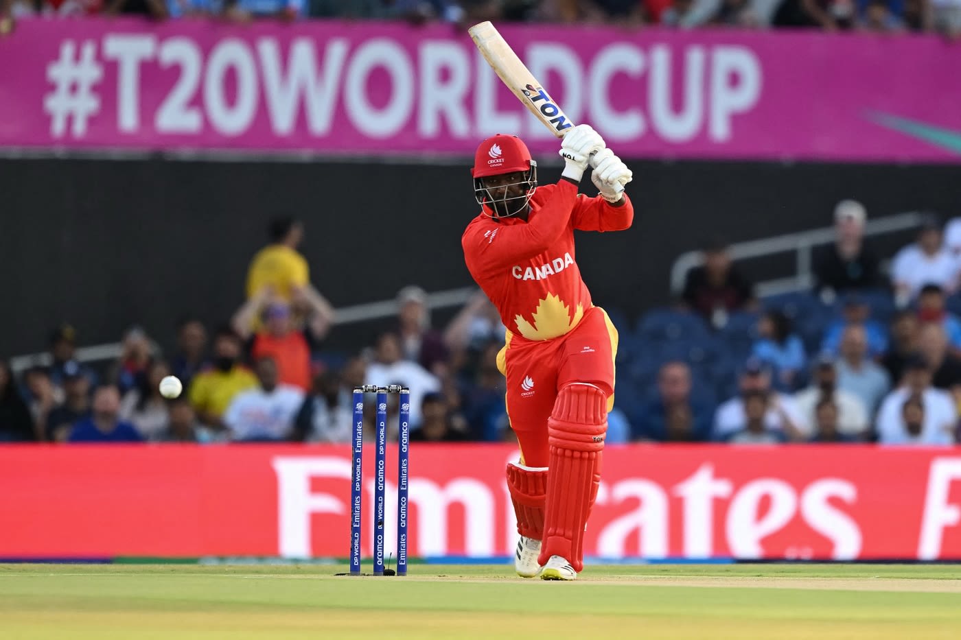 Canada opener Aaron Johnson started the T20 World Cup with a first-ball four