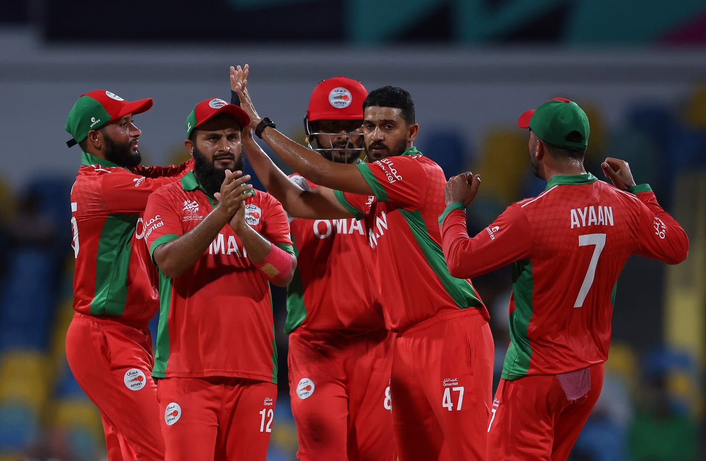 Aqib Ilyas bowled an economic spell including a maiden over