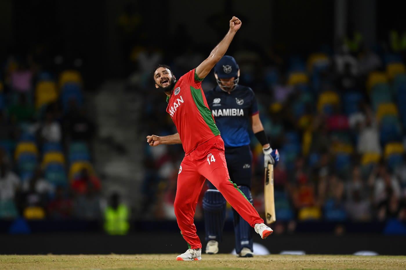 Mehran Khan bowled tight lines and lengths
