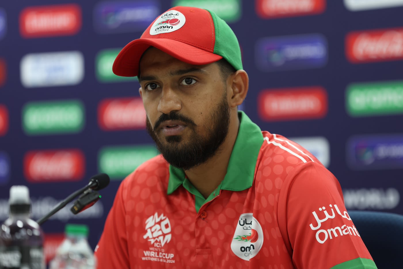Oman captain Aqib Ilyas gave a bullish press conference
