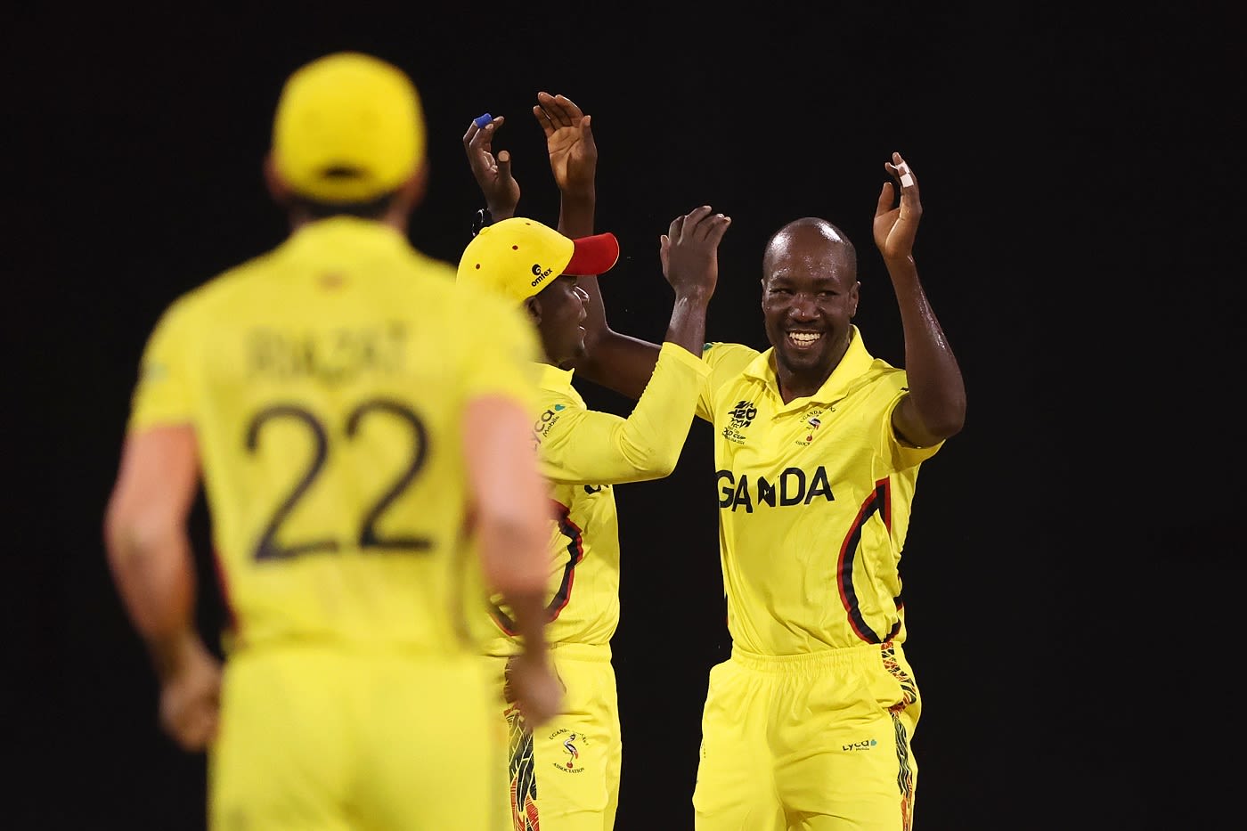 Frank Nsubuga, 43, bowled back-to-back wicket maidens