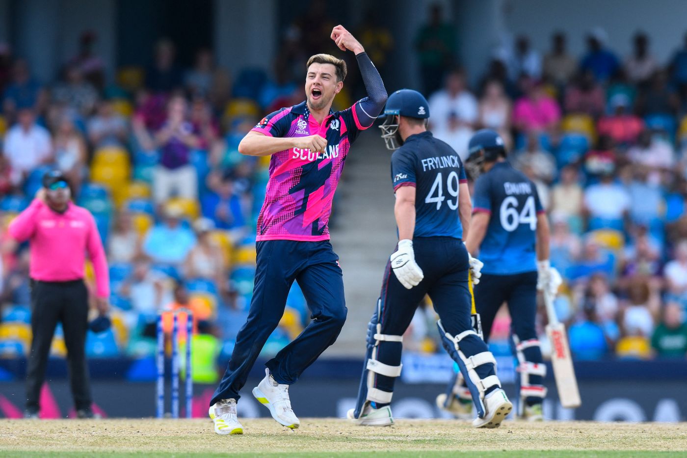 Brad Currie struck in the powerplay for Scotland