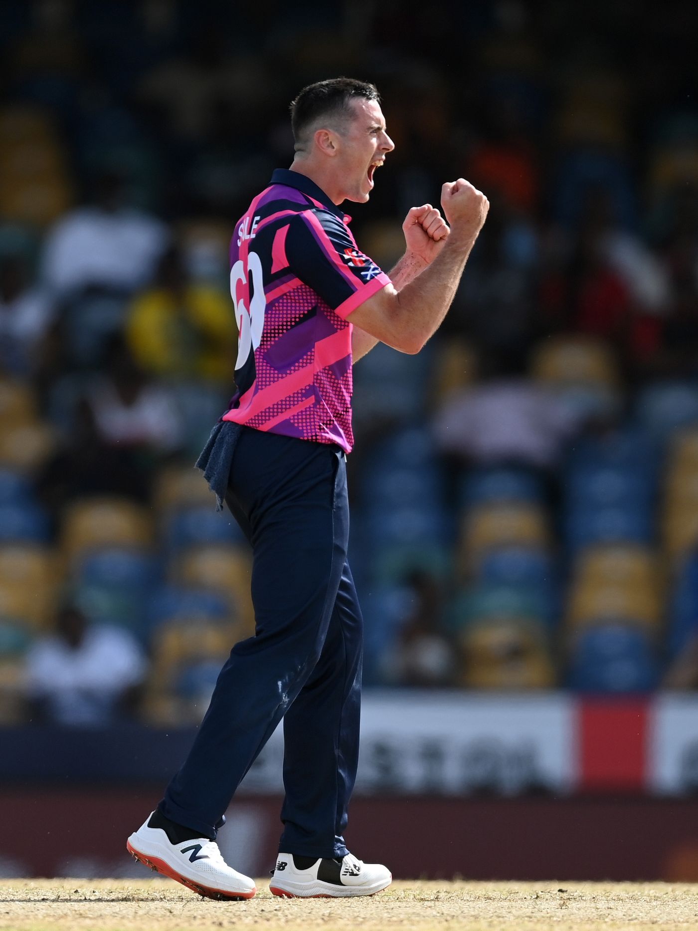Chris Sole was also in the early wickets for Scotland
