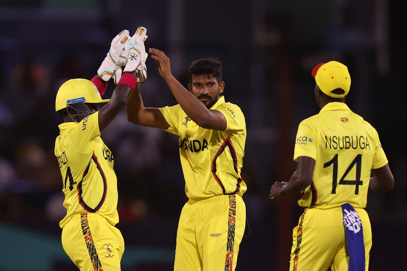 Alpesh Ramjani provided Uganda the breakthrough in the powerplay