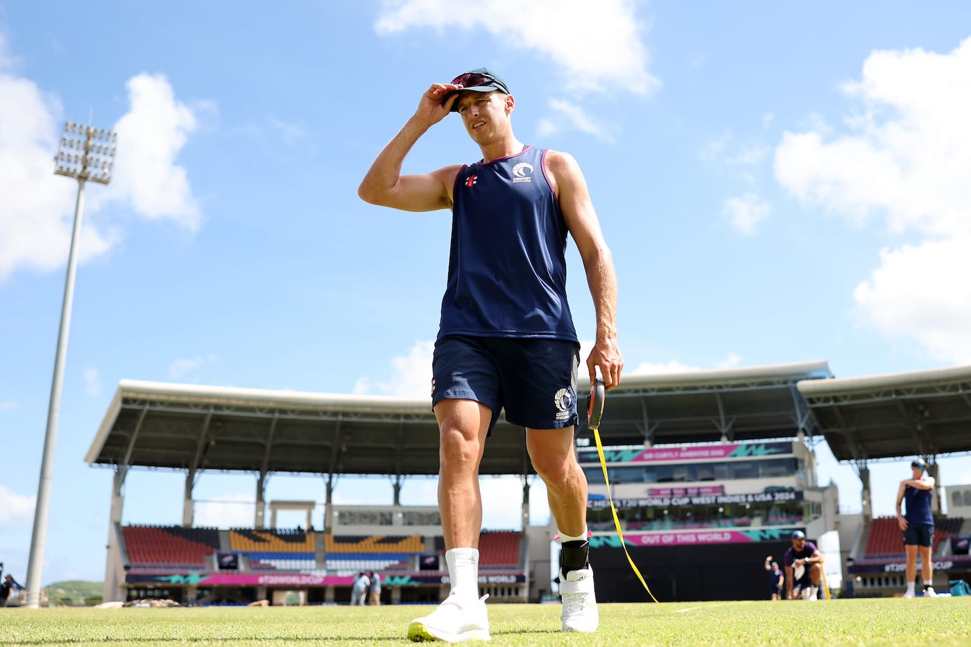 Brad Wheal at a net session