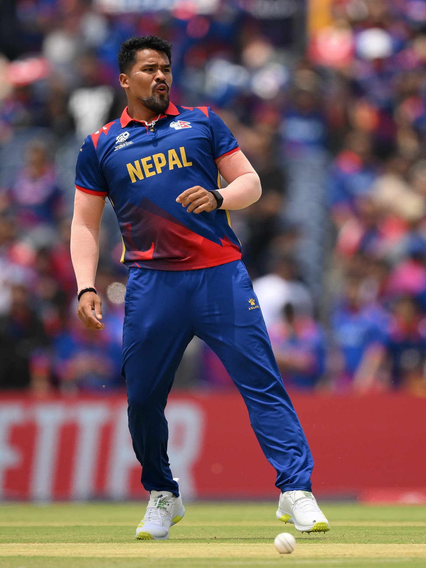 Karan KC did not have wickets to show for his bowling effort