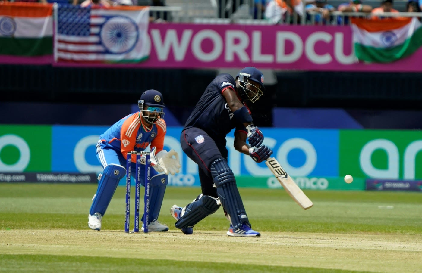 Steven Taylor hit Axar Patel for a six but was out next ball