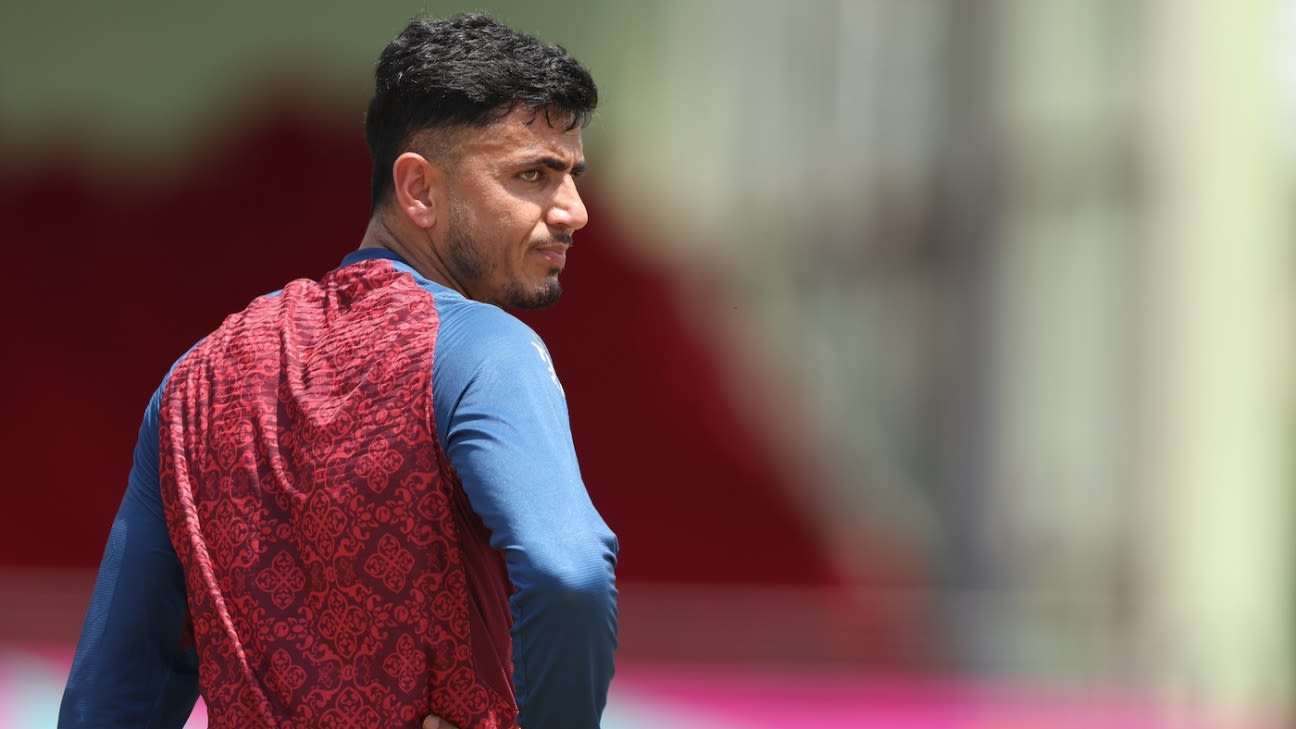 Hazratullah Zazai replaces the injured Mujeeb Ur Rahman in Afghanistan squad