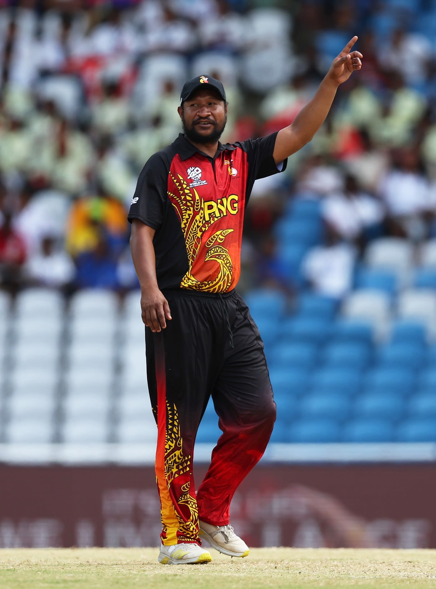PNG captain Assad Vala guides his troop