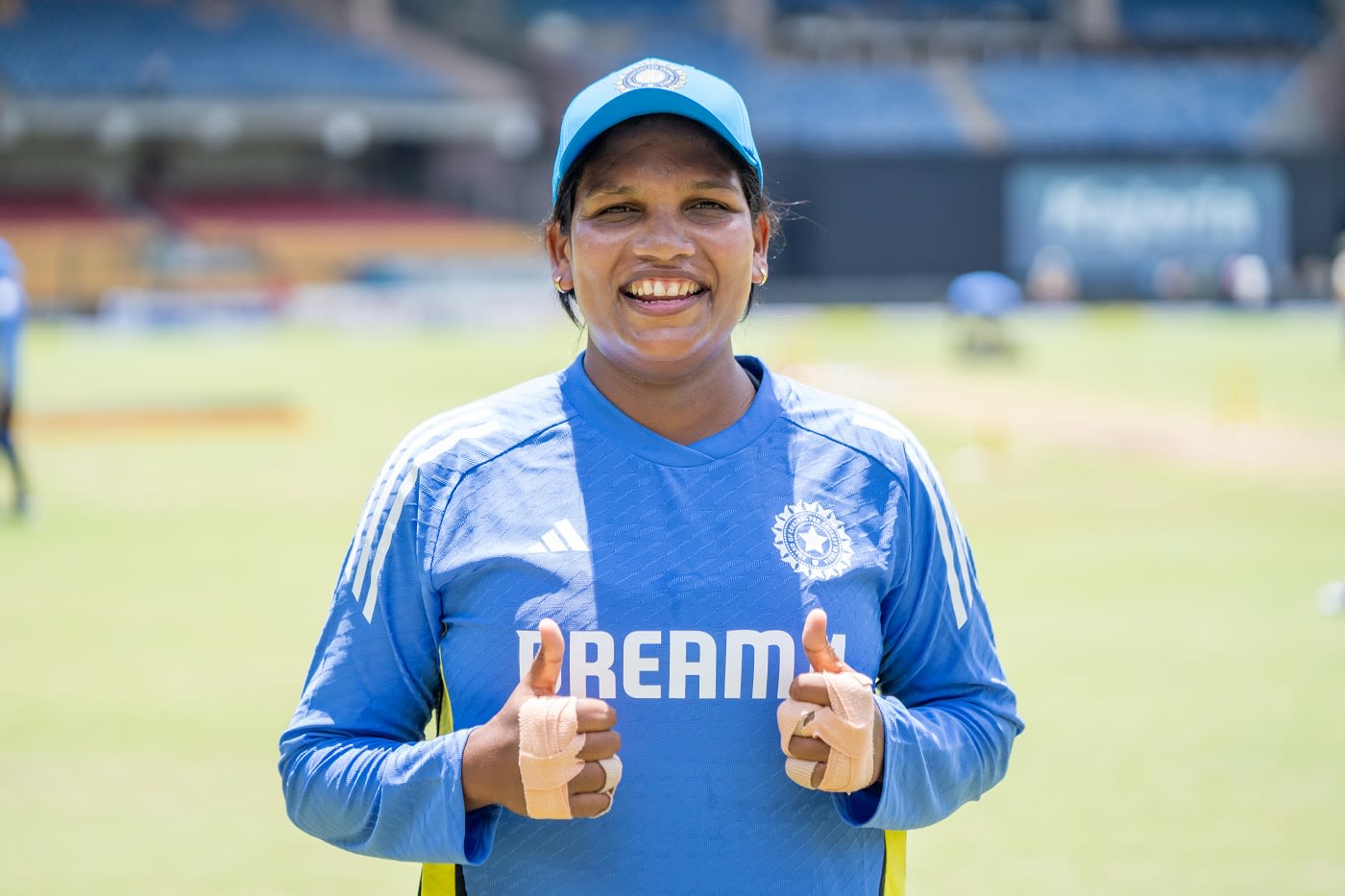 S Asha made her ODI debut for India at 33