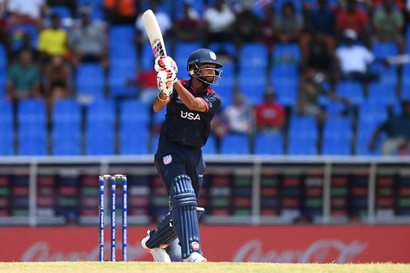 Andries Gous and Harmeet Singh put on 91 off 43 balls