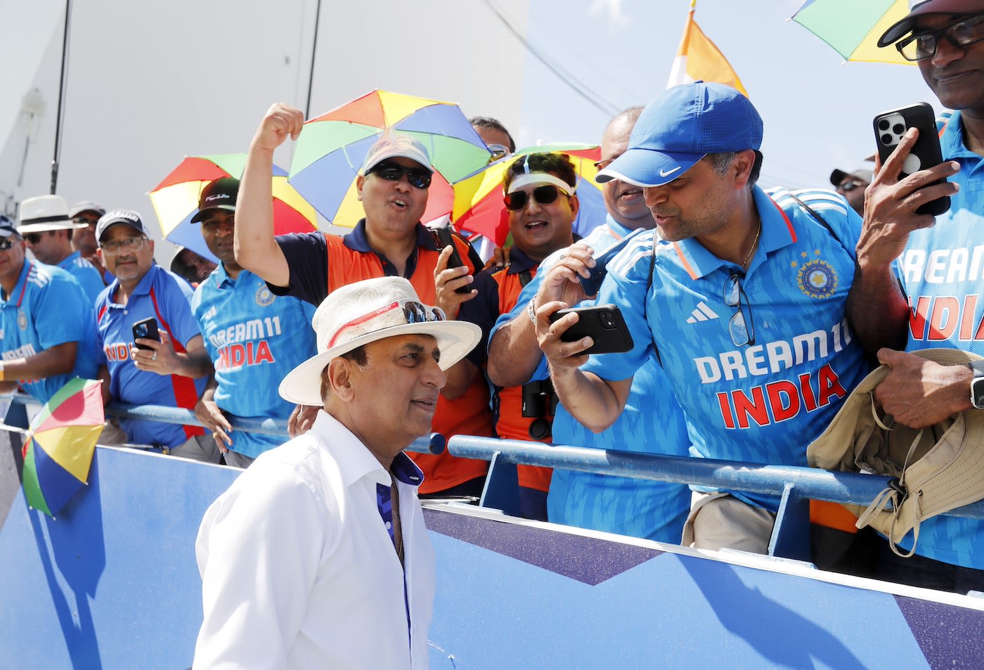Sunil Gavaskar, still so popular with the fans
