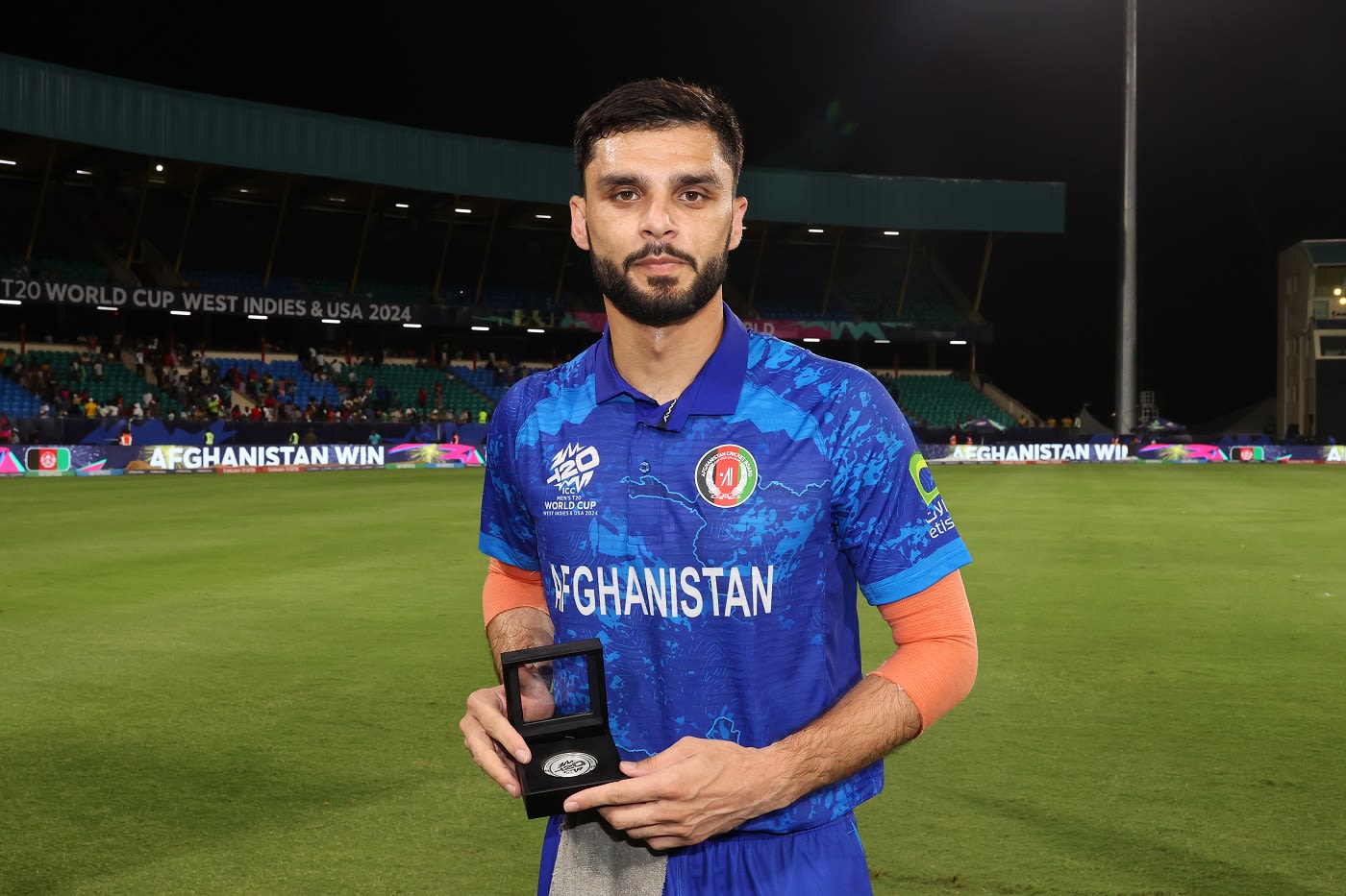 Naveen-ul-Haq was the Player of the Match on the night